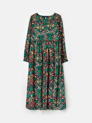 Joules Camilla Maxi Dress French Navy Leaves 