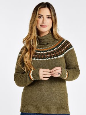 Dubarry Riverdale Knitted Sweater Dusky Green