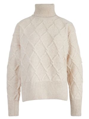 Barbour Perch Knitted Jumper Oatmeal 