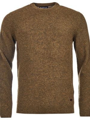 Barbour Essential Patch Crew Jumper Willow Green 