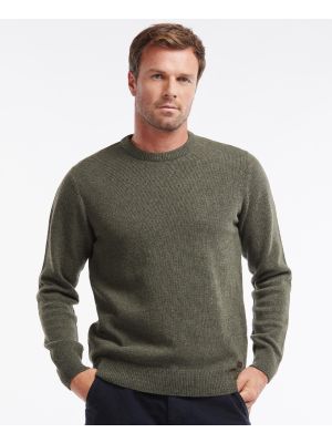 Barbour Nelson Essential Crew Neck Sweater Seaweed