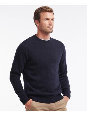 Barbour Nelson Essential Crew Neck Sweater Navy