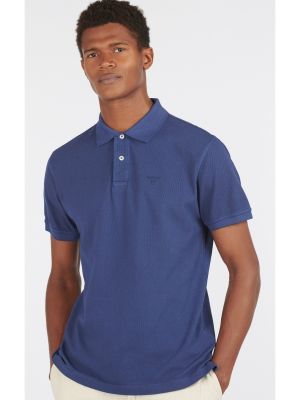 Barbour Washed Sports Polo Shirt Navy