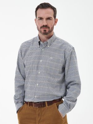 Barbour Henderson Thermo Weave Shirt Whisper White