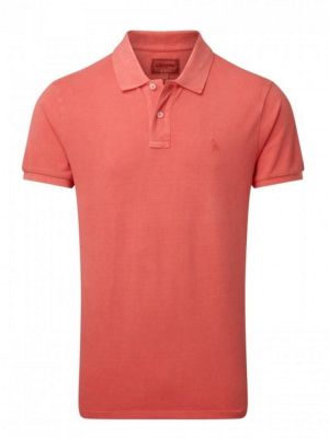 Schoffel St Ives Tailored Polo Shirt Coral